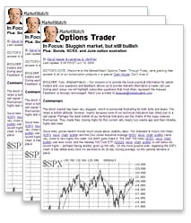 Sample Pages from Options Trader